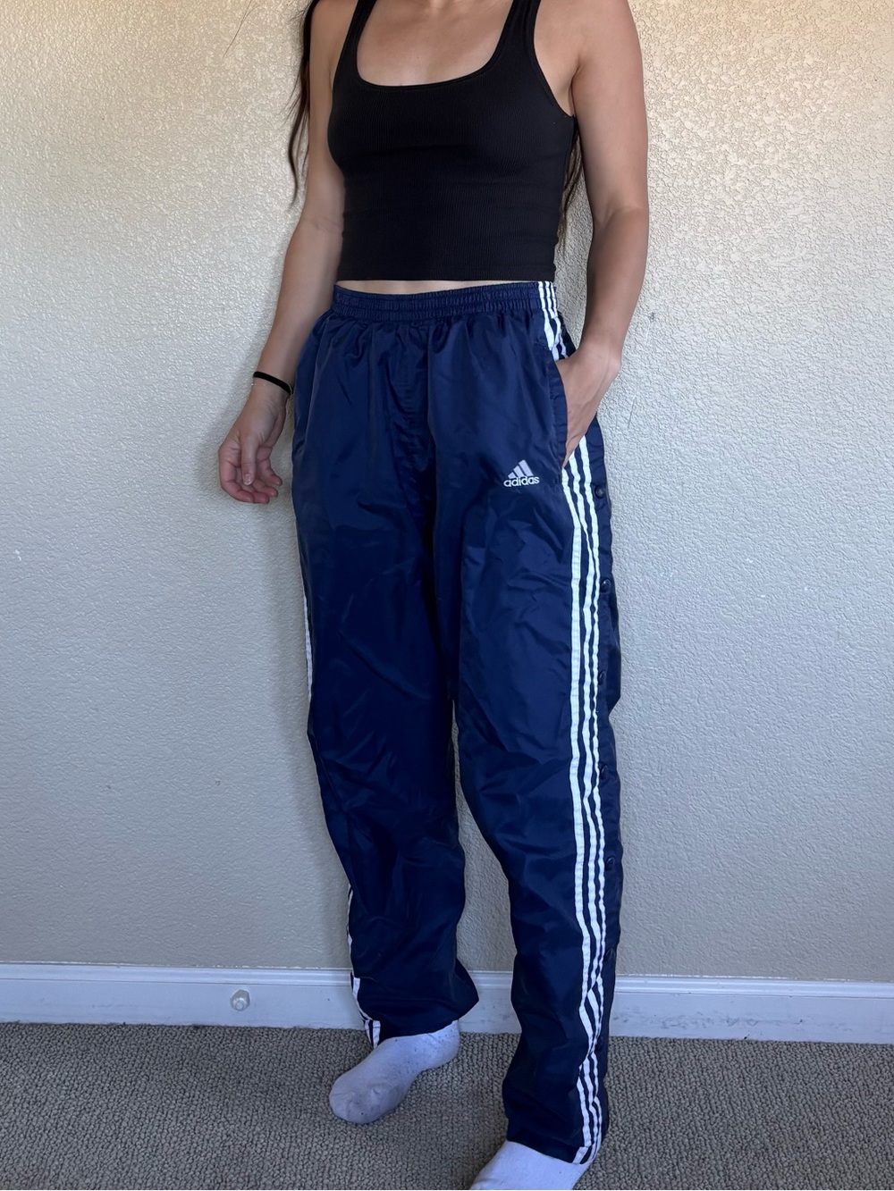 Vintage Adidas Tear-Away Sweatpants